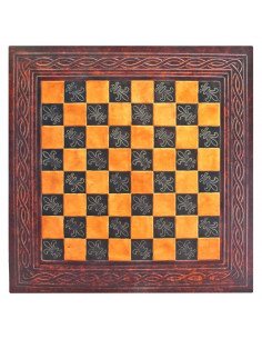 TABLERO FLOR DE LIS CUERO