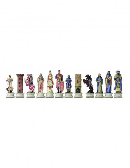 AJEDREZ MEDIEVAL (Tablero + Piezas)